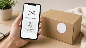 Uso: programar sticker NFC blank con el celular