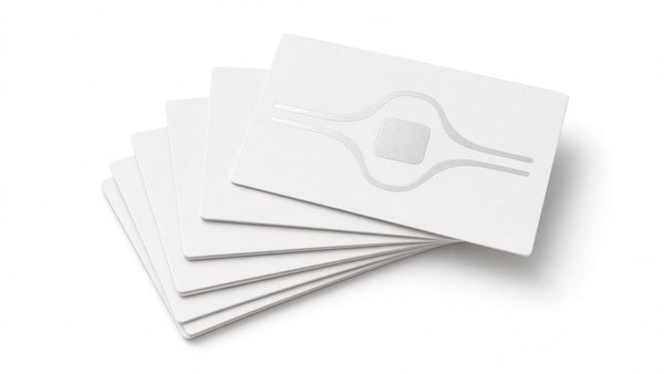 Etiquetas RFID UHF adhesivas de papel en blanco, sin impresión