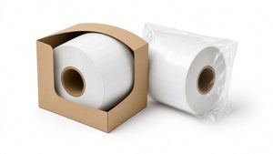 Pack 500 etiquetas térmicas 4×6 en rollo
