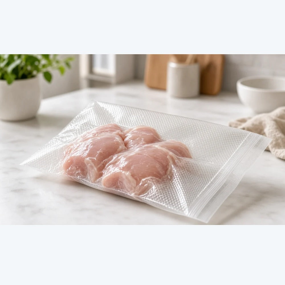 Bolsa al vacío para pollo y alimentos